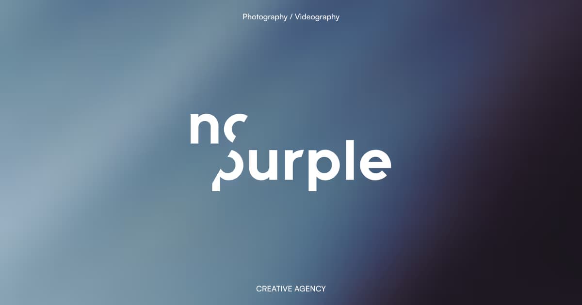 No Purple loovagentuuri avalehe visuaal