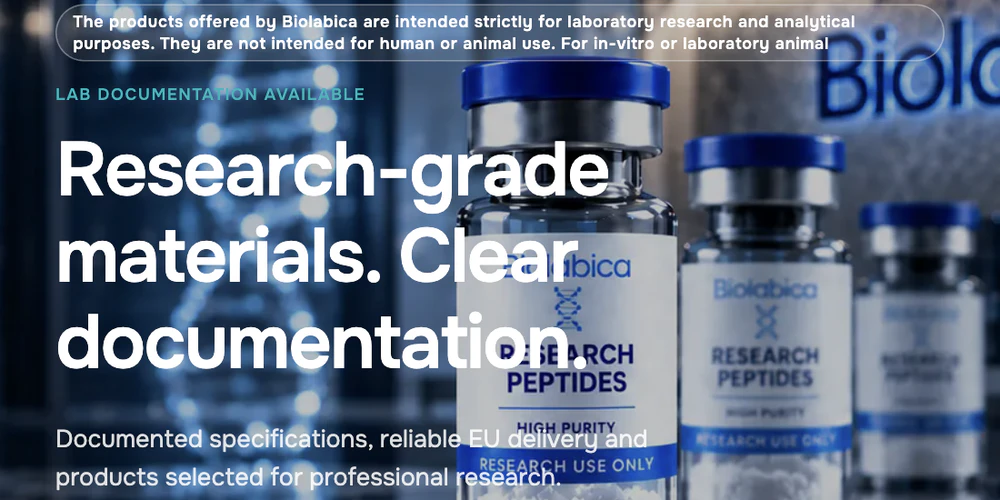 Biolabica multilingual research-products catalogue